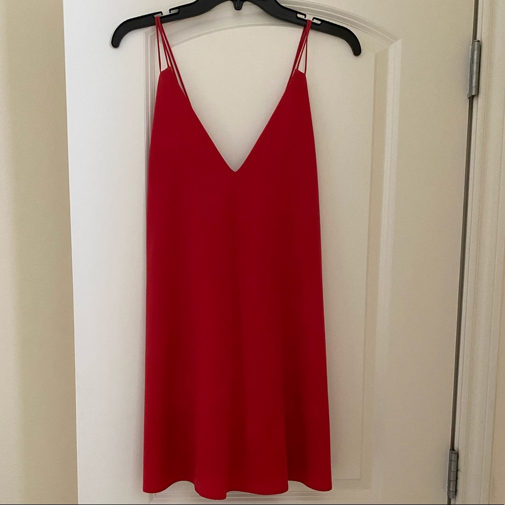 Silence + noise UO red dress